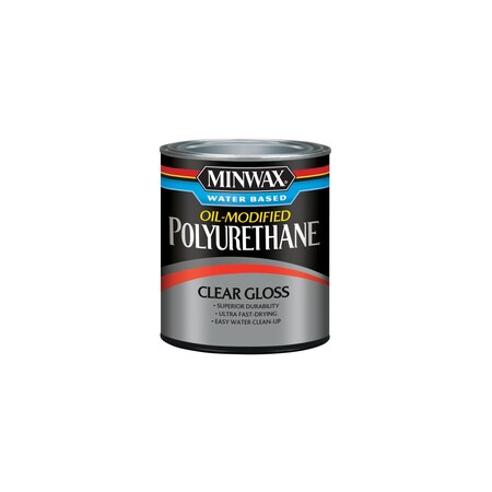Minwax Water Based Oil-Modified Polyurethane Transparent Gloss Clear Water-Based Latex Oil-Modified 230154444
